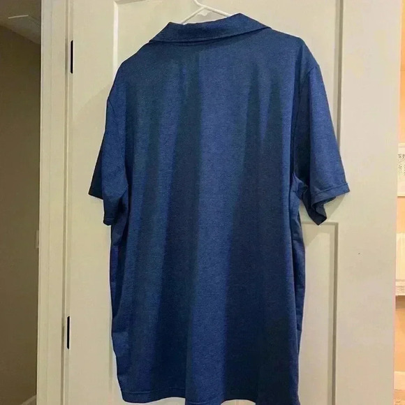 32 Degrees Cool Mens Ultra Lux Polo Deep Pacific Blue, Size XXL - Picture 4 of 8